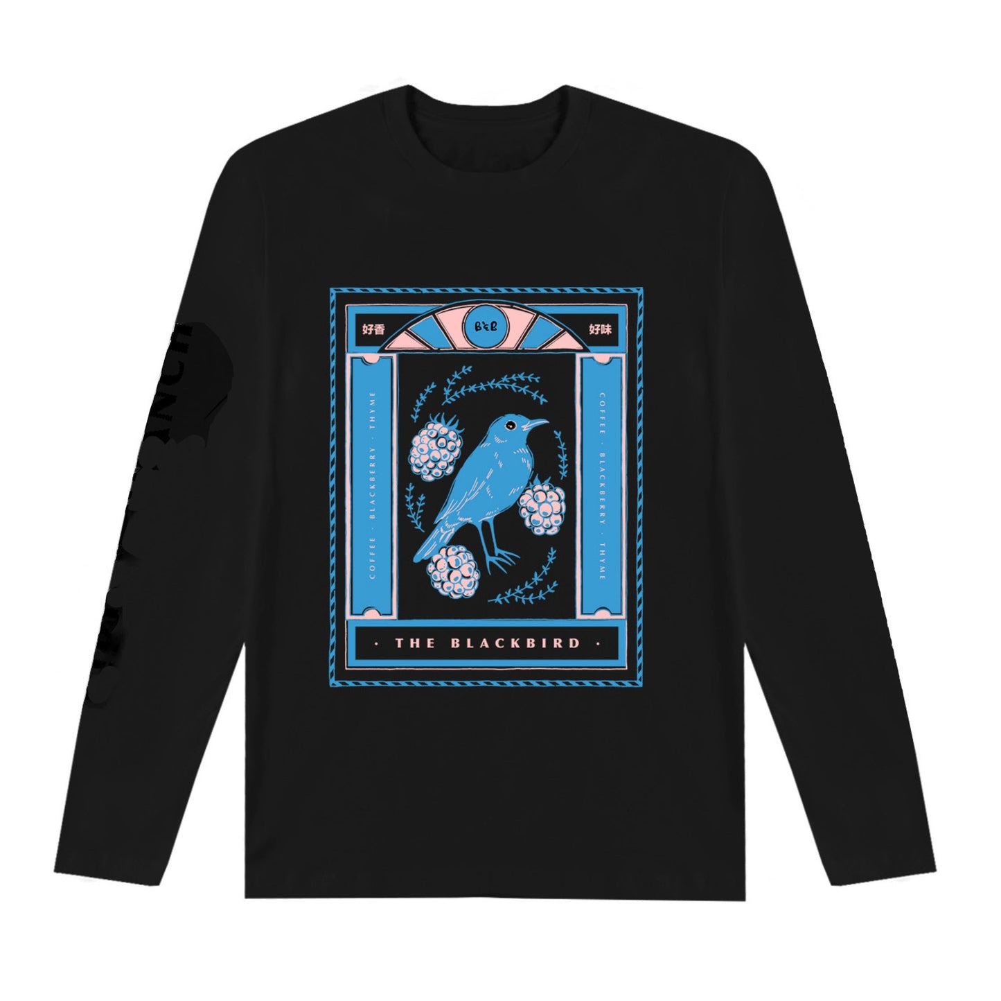 Signature Drink Long Sleeve T-shirt - Blackbird