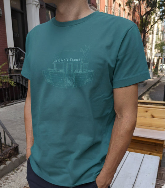 Bird & Branch Shop Line Drawing T-shirt