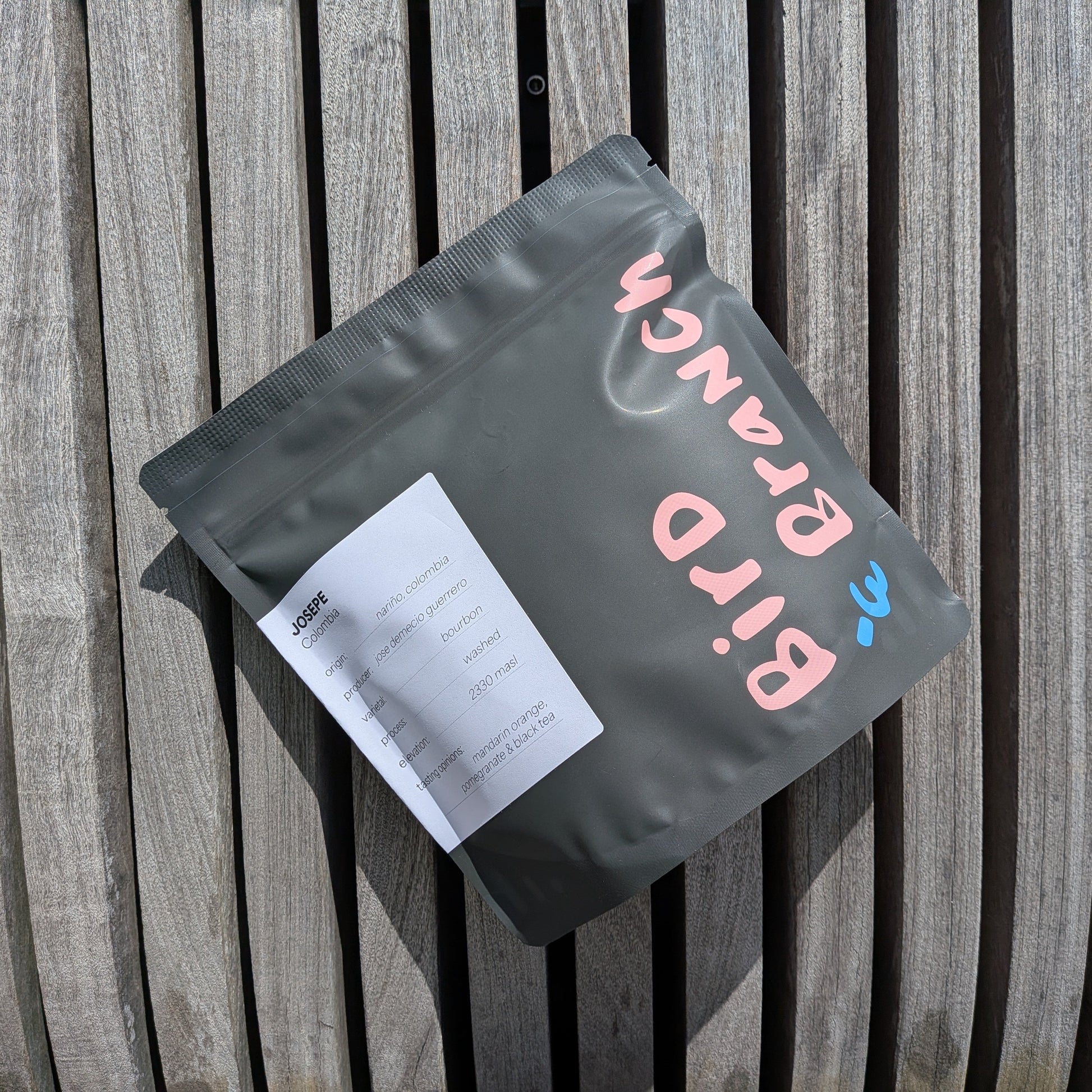 Colombia Josepe Whole Bean 10oz Retail Coffee bag